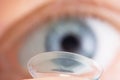 Contact lens Royalty Free Stock Photo