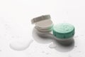 Contact lens case Royalty Free Stock Photo