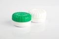 Contact lens case Royalty Free Stock Photo