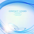 Contact lens concept.