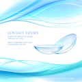 Contact lens concept.