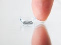 Contact lens Royalty Free Stock Photo