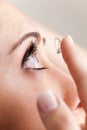 Contact Lenses Royalty Free Stock Photo