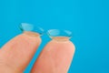 Contact lenses Royalty Free Stock Photo