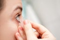 Contact lenses Royalty Free Stock Photo