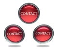 Contact glass button