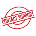 Contact Support rubber stamp