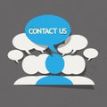 Contact Us Business Team Royalty Free Stock Photo