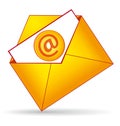 Contact us folder icon. Royalty Free Stock Photo