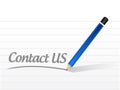 contact us message sign concept