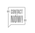 contact us now line quote message concept