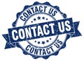 contact us seal. stamp