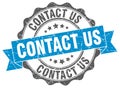 contact us seal. stamp