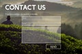 Contact Us Service Support Information Feedback Concept Royalty Free Stock Photo