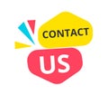 Contact us sticker