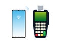 Contactless mobile payment. POS and mobile payment