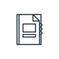 contacts vector icon. contacts editable stroke. contacts linear symbol for use on web and mobile apps, logo, print media. Thin
