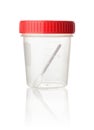 Container for analysis isolated Royalty Free Stock Photo