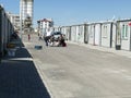 Container city built for peope displaced from the February earthquake, Adiyaman, Turkey