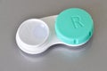 Container with contact lenses