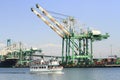 Container crane at Los Angeles harbor