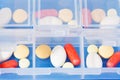 Container with drugs Royalty Free Stock Photo