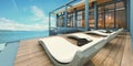 Container house with pool