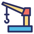 Container lifter Isolated Vector Icon which can be easily modified or edited