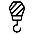 Container lifter, lifter Isolated Vector Icon which can be easily modified or edited