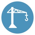 Container lifter, lifter Isolated Vector Icon which can be easily modified or edited