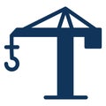 Container lifter, lifter Isolated Vector Icon which can be easily modified or edited