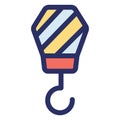 Container lifter, lifter Isolated Vector Icon which can be easily modified or edited