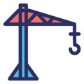 Container lifter, lifter Isolated Vector Icon which can be easily modified or edited
