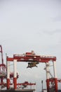 Container loading and unloading of aerial vehicle in Shenzhen Merchants harbor