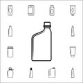 container for motor oil icon. Bottle icons universal set for web and mobile Royalty Free Stock Photo