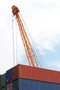 Container operation in port