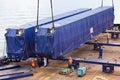 Container operation in port