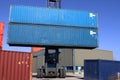 Container on the port