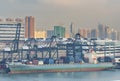 Cargo port in Hong Kong