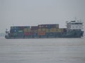 The Container ship from Chongqing