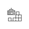Container Stacking Icon Royalty Free Stock Photo