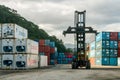 Container Terminal Royalty Free Stock Photo