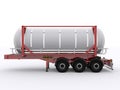 Container Trailer isolated Royalty Free Stock Photo