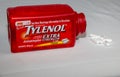 Capsules of Tylenol Pain Killer Royalty Free Stock Photo