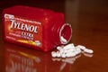 Capsules of Tylenol Pain Killer Royalty Free Stock Photo