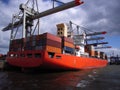 Container vessel Royalty Free Stock Photo