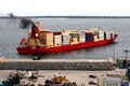 Exhaust Smoke Emissions From Ship Royalty Free Stock Photo