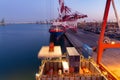 Container vessel Royalty Free Stock Photo