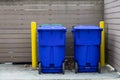 Container for waste segregation. Ontario, Canada Royalty Free Stock Photo