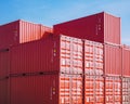 Containers Cargo shipping Logistic freight warehouse Transport Business Background